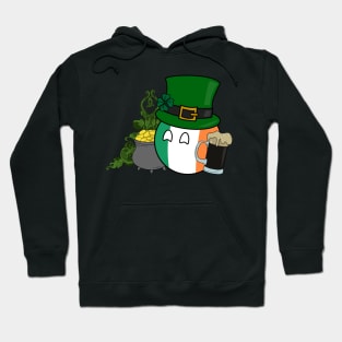 Polandball - Ireland on St. Patrick's Day Hoodie